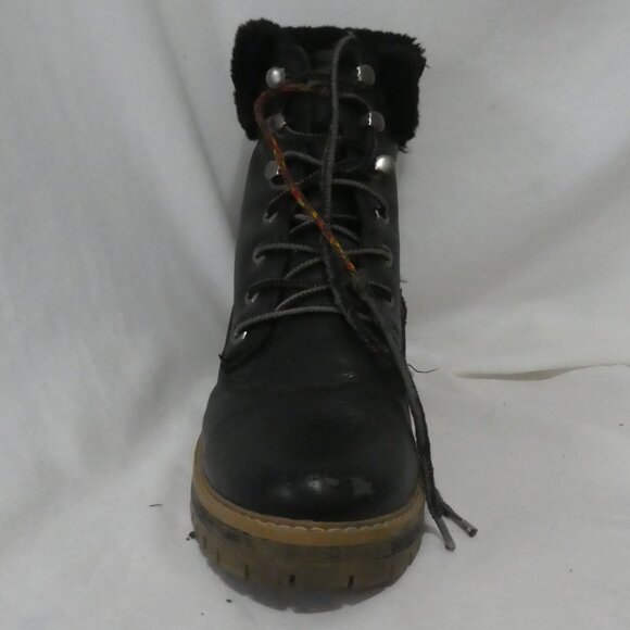 Unbranded | 11 inch bottom sole measured | Black Rugged Outdoor Boots - Picture 3 of 13